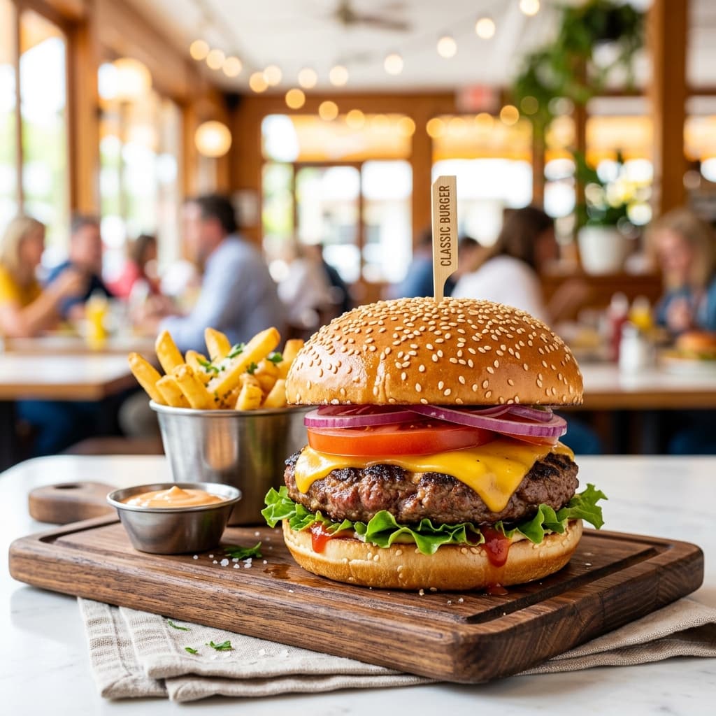 Delicious Tropicana Burger